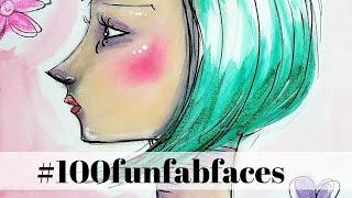 Finally!!  An Easy Way How to Make a Super Cute Profile! (Video 8 in #100funfabfaces Challenge)