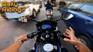 2023 Bajaj Pulsar 220F - Traffic Test - For daily use?