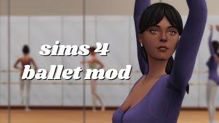 NEW in-depth ballet mod for the sims 4 | ballet club activity, skill, career, animations, and more