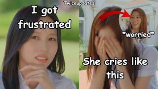 twice mina burst to tears during misamo rehearsal *even her teacher say sorry to her*