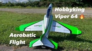 Hobbyking Viper 64 // The new HK 6s Viper Jet // Aerobatic Flight - by Tim Kossmann