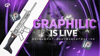 GRAPHILIC IS LIVE | Chill Chat , QNA and Mascot Making |