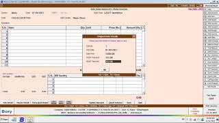 BUSY ACCOUNTING SOFTWARE- Purchase Return and Sales Return (debit note & credit note)