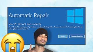 Fix “automatic repair in windows 10” | How to fix your PC did not start correctly 2025 