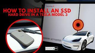 How to install a Portable SSD Hard Drive into Tesla Model 3. A MUST-HAVE Tesla Upgrade!