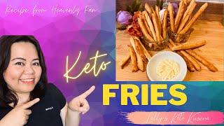 HOW TO MAKE KETO FRENCH FRIES | HEAVENLY FAN KETO FRIES RECIPE | Lally's Keto Kusina