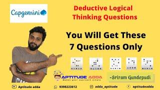 Capgemini Deductive Logical Thinking Top 7 Models #capgemini Game based Aptitude Test