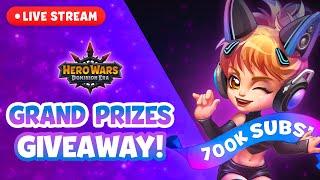 700k Subscribers LIVE STREAM! | Hero Wars: Dominion Era