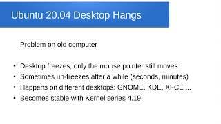 Ubuntu 20.04 Desktop Hangs with Kernel 5.4