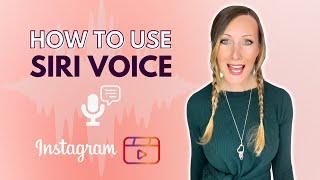 How To Use Siri Voice On Instagram Reels