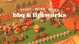 BBQ & Fireworks  1 Hour Clay K. Slider Pop Covers + Ambience   Studying Music | Work Aid 