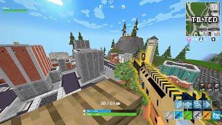 Playing Fortnite in Minecraft