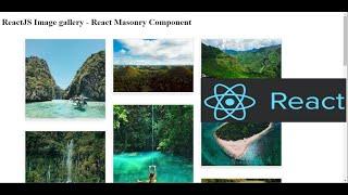 ReactJS Image gallery - React Masonry Component