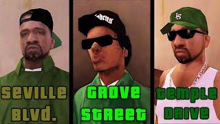 How Grove Street, Seville Blvd & Temple Drive Became ENEMIES (GTA San Andreas Stories Part 4.5)