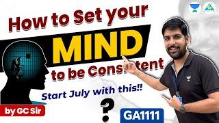 How to Set your Mind to be Consistent? By #gc_sir #ga1111 #gate_academy