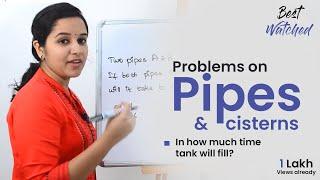 Aptitude Made Easy – Problems on Pipes and Cistern Full series, Learn maths #withme #StayHome