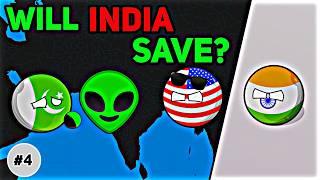 [INDIA THROWS CHAPPAL TO ALIENS]  PAKISTAN GOT KIDNAPPED! 🫡 #countryball