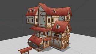 Modeling A Medieval House In Blender | Gjnko