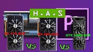 GTX 1060 vs RX 480 vs RX 470 (Adobe Premiere 2017)