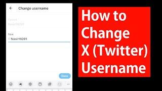 How to Change X Username Twitter 2025