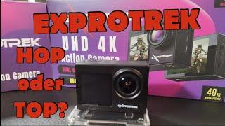 Exprotrek 4K Action Cam: Review und Erfahrungen. Gut und günstig?