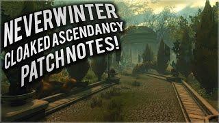 Neverwinter: Cloaked Ascendancy patch Notes (mod11)