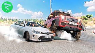 Dangerous Intersection Car Crashes #5 - BeamNG.Drive
