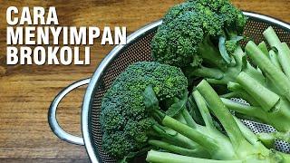 Cara menyimpan brokoli di kulkas agar tetap segar dan renyah | How to store broccoli