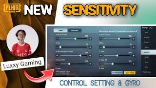 Luxxy sensitivity cod 2021| New Control & Setting Luxxy Gaming | PUBG Mobile 1.5