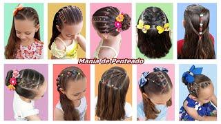 Lindos Penteados Fáceis para Meninas | Peinados para Niñas | Beautiful & Easy Hairstyles for Girls.