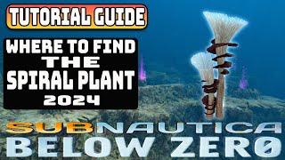 WHERE TO FIND THE SPIRAL PLANT  - Subnautica Below Zero Spiral Plant Clipping 2024
