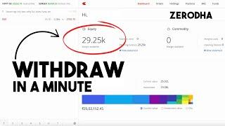 How to Withdraw Funds from Zerodha to Your Bank Account? Live Demo