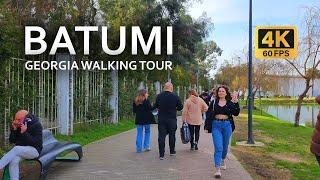 Batumi city street walk 2023 | 4K 60FPS Batumi Boulevard walking tour in Georgia