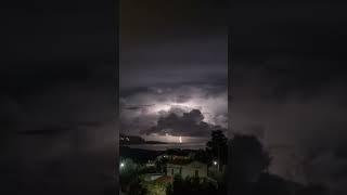 Time-lapse Thunderstorm | Serene Edits #thunderstorms #timelapse #sound #relaxing #shorts