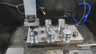 The mold parts are on EDM process