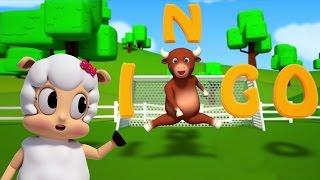 Bingo o cão | 3D rima de berçário | Kids Songs | Nursery Rhymes For Kids | Bingo The Dog