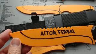 Making My Own Survival Knife! "Aitor-FerFAL" Survival Knife Prototype