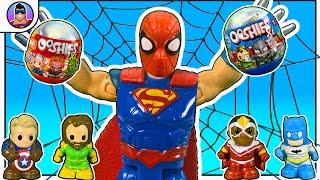TREASURE HUNT #16! Groups of Superheroes Battle for DC & Marvel Ooshies XL !!!