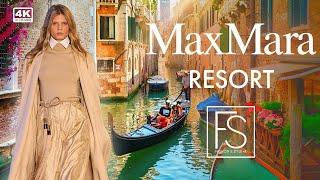 MAX MARA RESORT 2025 VENICE 4K Full Fashion Show | Felice Nova Noordhoff