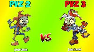 All Zombies in Pvz 2 Vs Pvz 3 - Which Verson Will Win? - Zombie vs Zombie