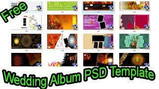 Wedding Album PSD Template / Background free Download #3
