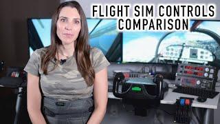 Flight Sim Controls - Honeycomb vs Logitech - Head to Head with MSFS