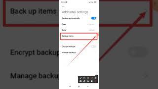 Cleaner App data not enable automatically backup mode | Redmi Note 10 and Xiaomi