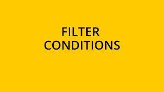 Filter Conditions | Sisense Tutorials: Filtering Dashboard Data