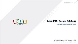 Validate lead phone numbers | Zoho CRM Solutions