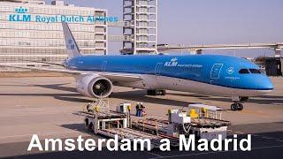 Amsterdam a Madrid en KLM | Llegando al Aeropuerto de Barajas Madrid España