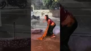 Bd Actress Nabila Islam Rainy Shooting Video