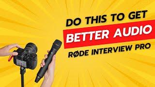 WHY THE RODE INTERVIEW PRO IS THIS BEST WIRELESS MIC FOR INTERVIEWS!!