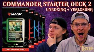 MTG Commander Starter Deck Opening deutsch | Triumph der Masse | Magic the Gathering Unboxing Trader