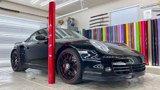 SOUL RED Porsche 911 Turbo ASMR Wrap Guide | The Hardest Parts In REAL TIME